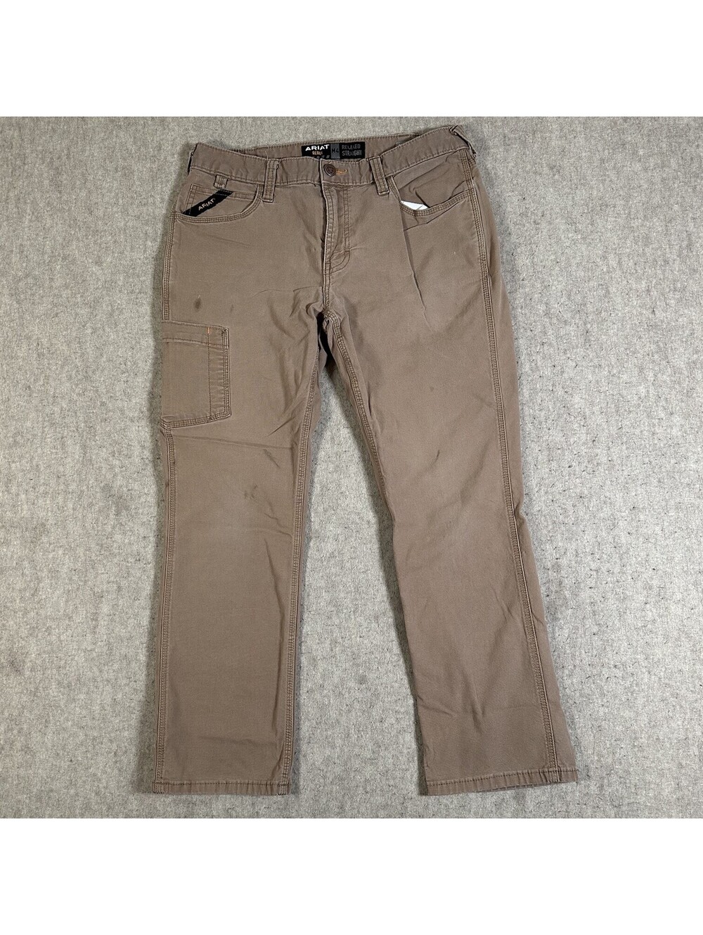 Ariat Rebar M4 Tough Pants Mens 32x27 Straight Field Work Distressed